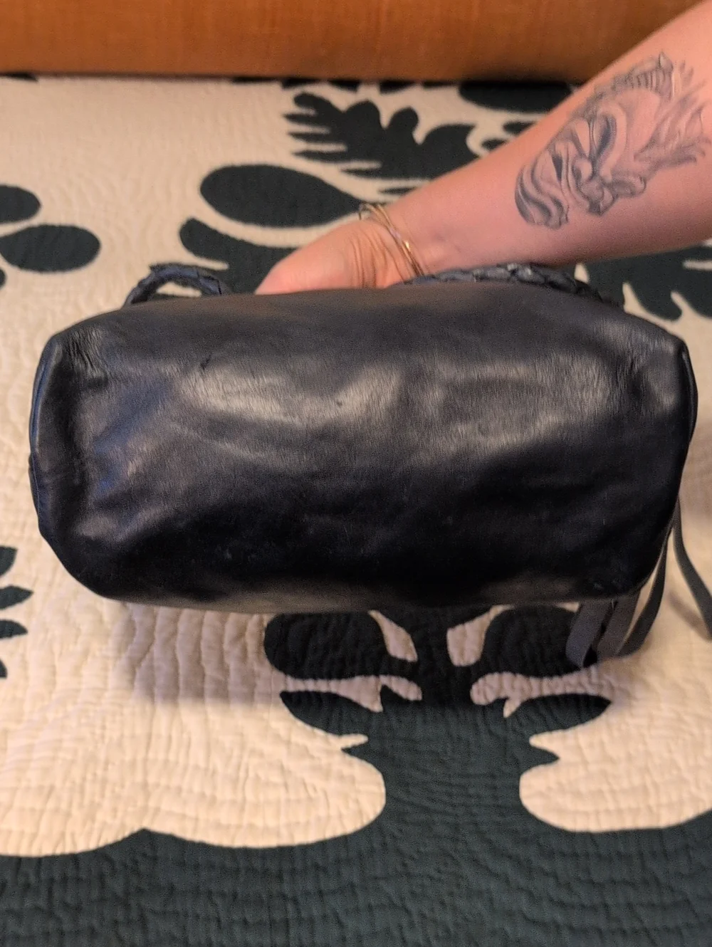 Sky Cody Blue Leather Crossbody Bag - Made In Hawaii